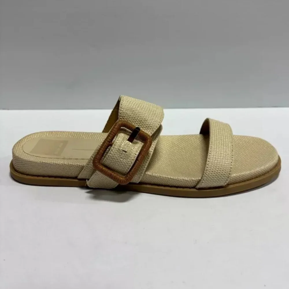 Dolce Vita Women’s Giana, Wheat Slide Sandals, Size 8.5 M